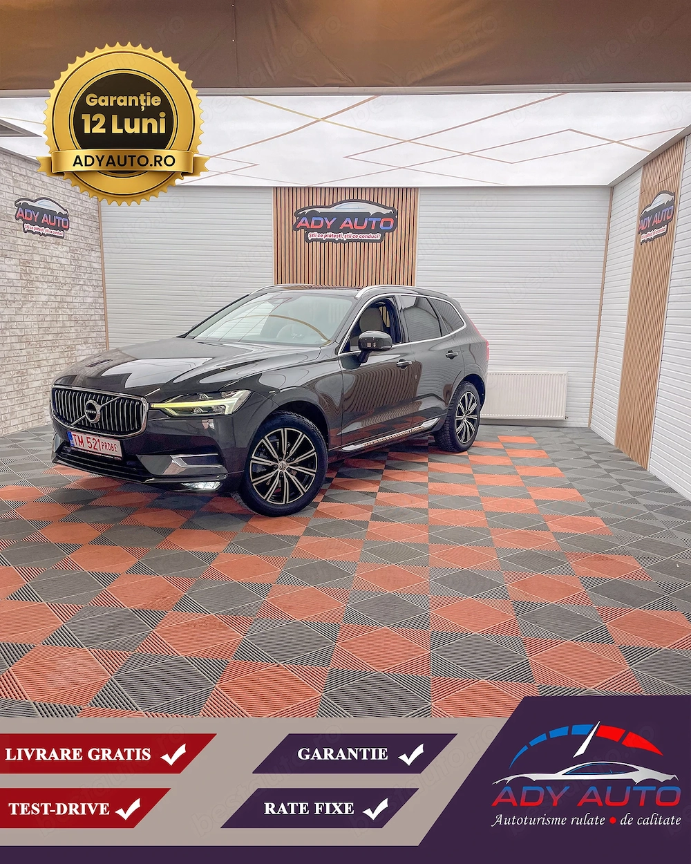 VOLVO XC60 . 2,0 Diesel . 190 CP . Rate fixe . Garantie 12 luni . Buy-Back .