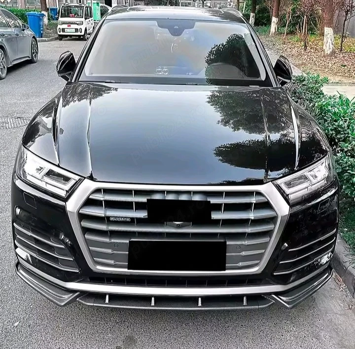 Prelungire ( Lip, extensie ) bara fata Audi Q5 SQ5 S-Line 2017-2020 /CARBON