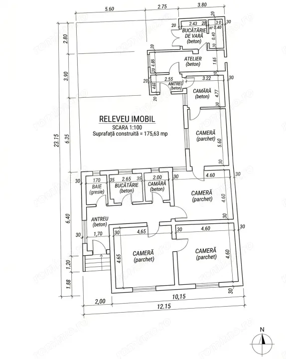 Casă 175 mp de renovat, teren 669 mp, toate utilitățile, zona Freidorf