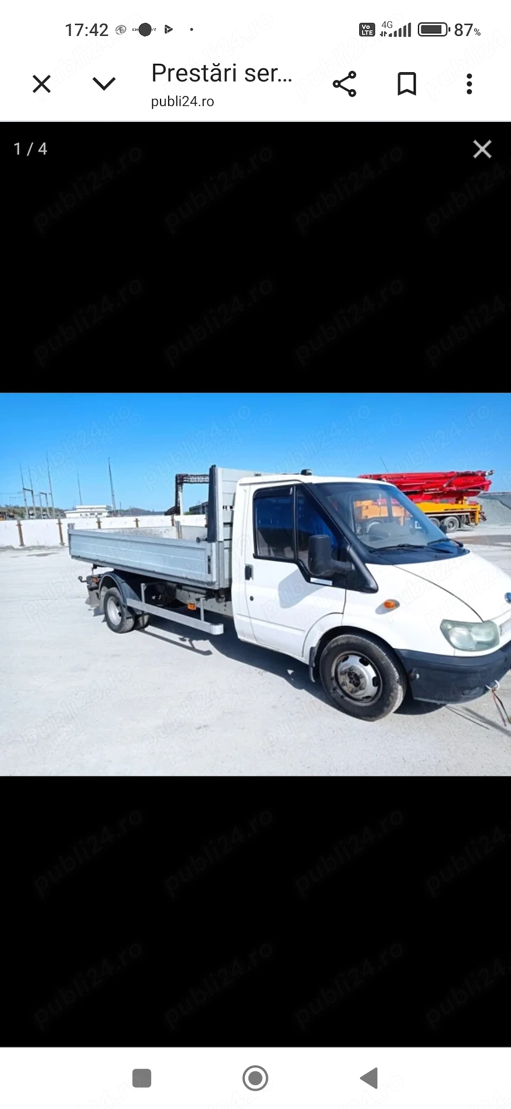 Închirez basculabilă 