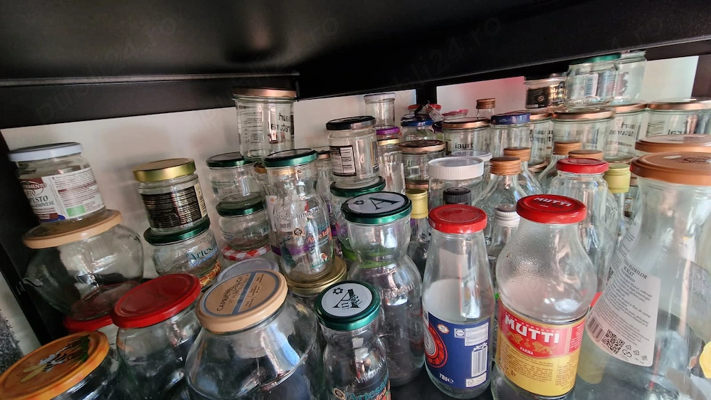 70+ Sticle si Borcane cu capace kefir sana iaurt miere gem muraturi bauturi deosebite Artesana etc