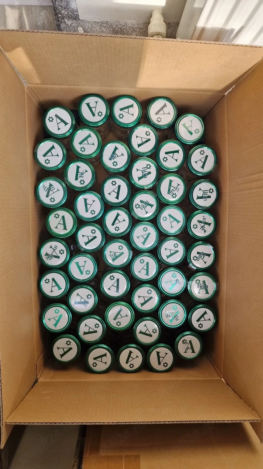 48 sticle borcane Artesana cu capac kefir sana iaurt miere gem muraturi 