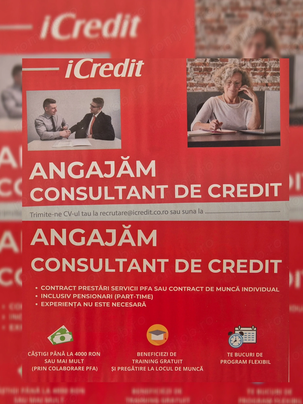 iCredit angajează consultanți de credit