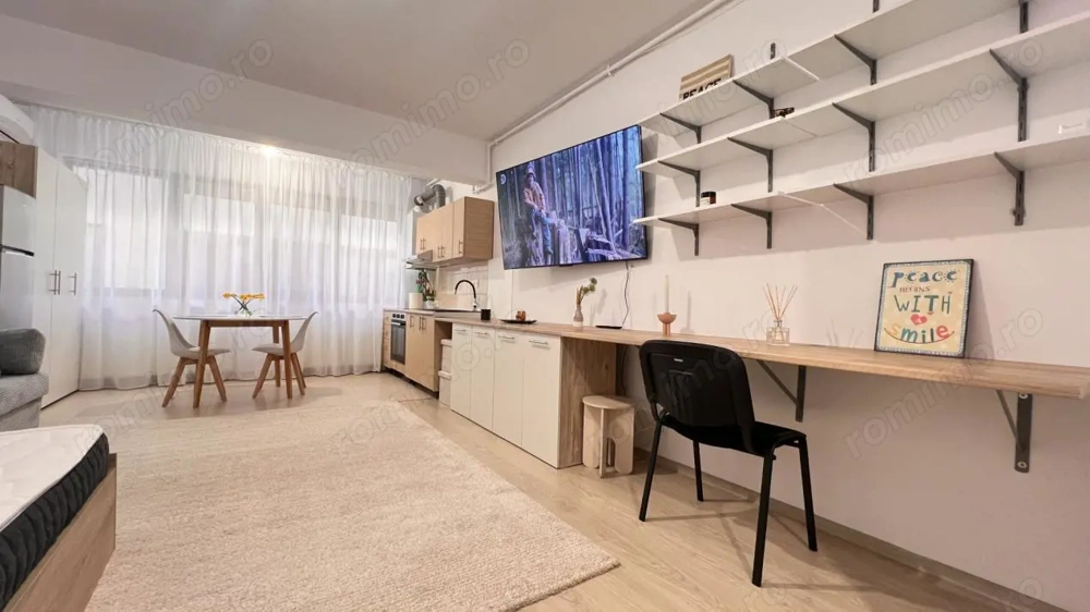 Garsoniera moderna de inchiriat – Petrom City | vizavi Lidl Coralilor | parcare