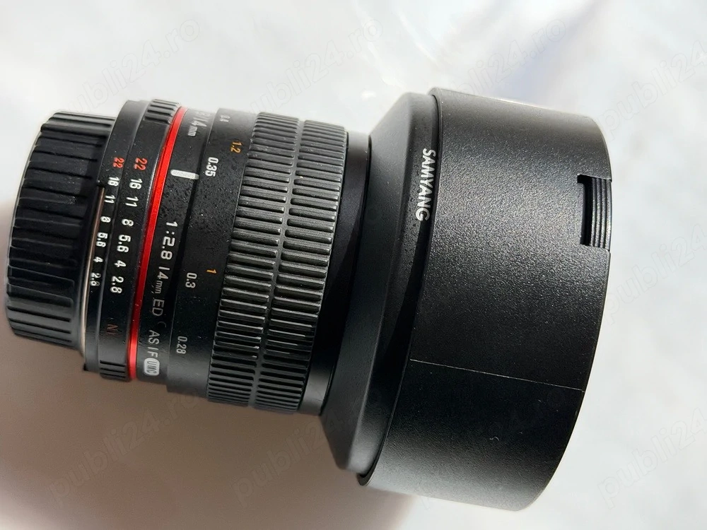 Obiectiv foto Samyang MF 14mm f 2.8 montura Nikon
