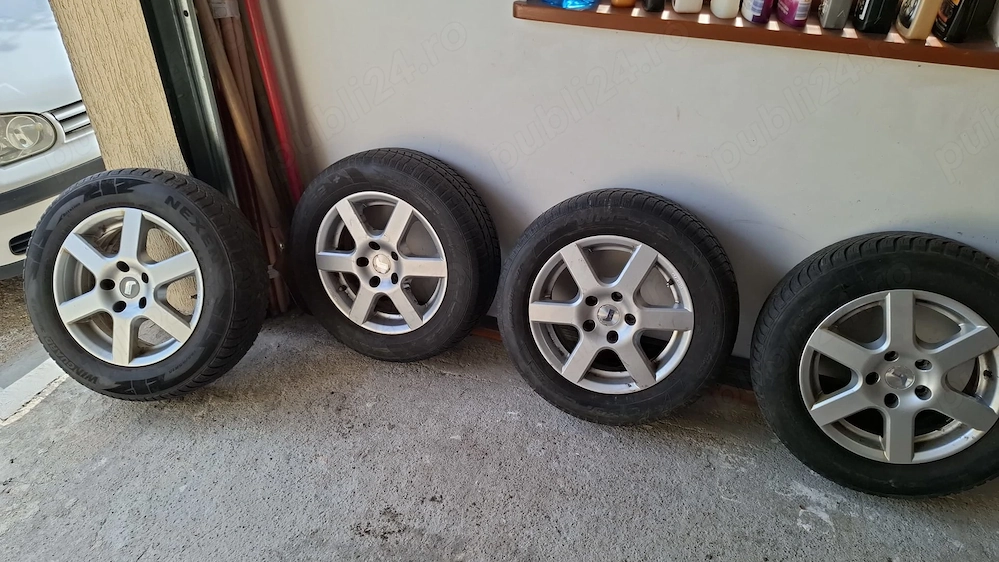 Jante + anvelope 195/65/15