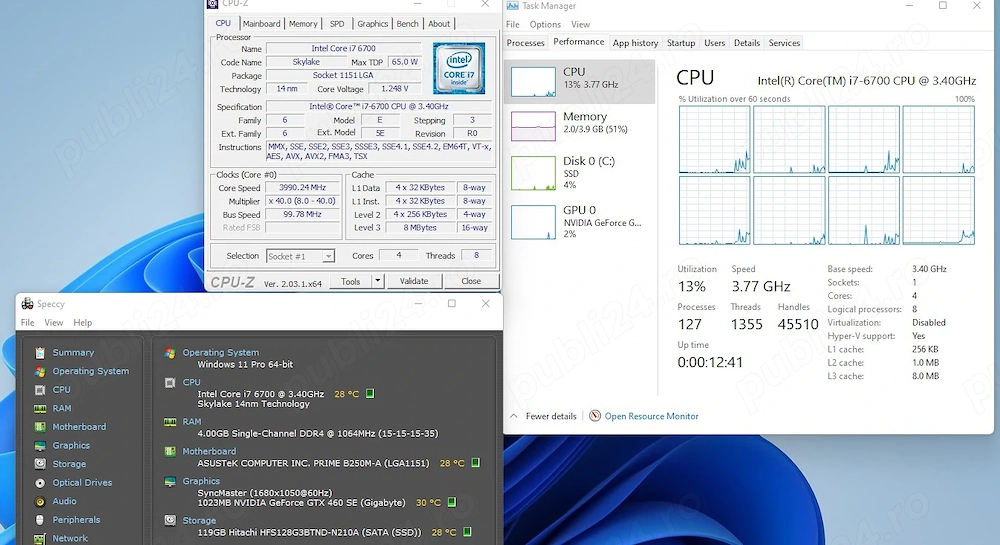Procesor I7 6700 socket 1151 V1