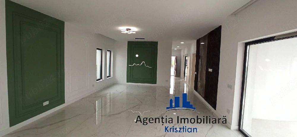 Casă nouă parter de vânzare într-un cartier rezidențial în apropierea localității Mărtinești