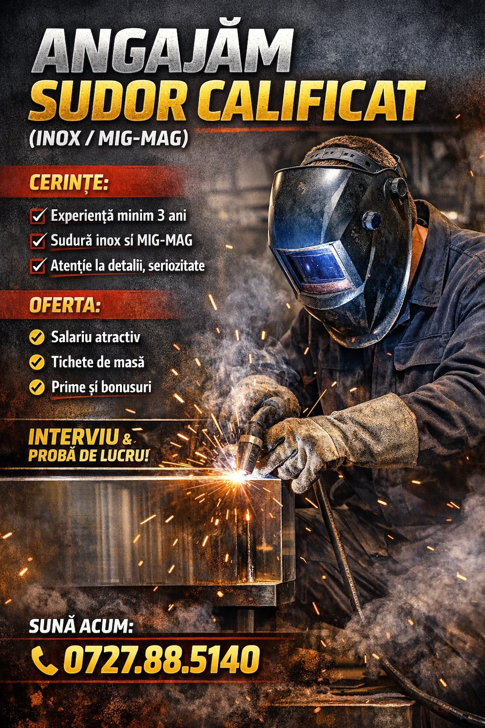 Sudor calificat (inox   MIG-MAG)