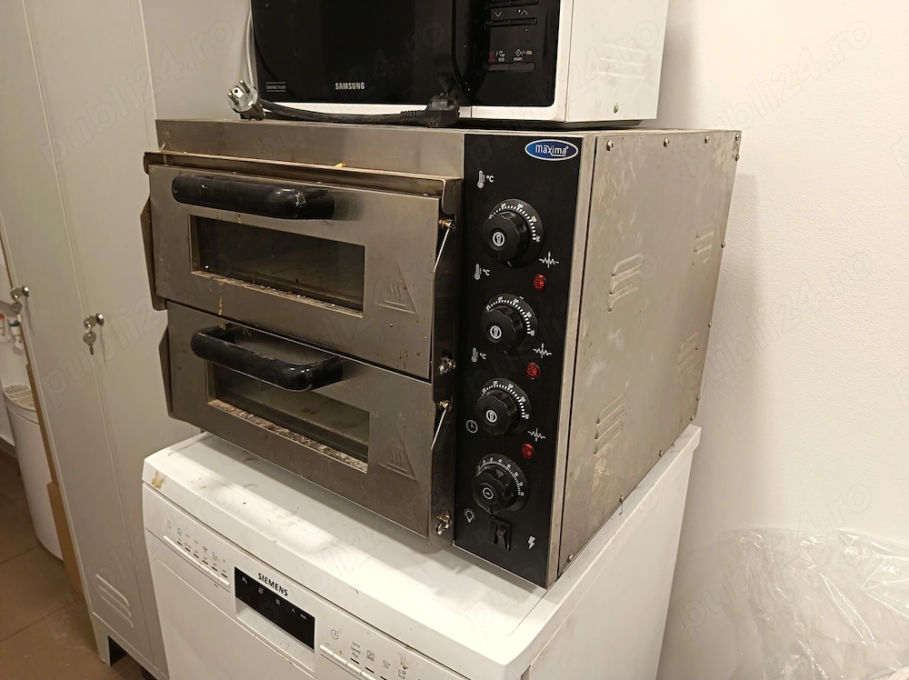 Vând cuptor pizza cu samota 