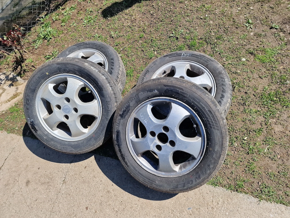 Set 4 Roti Complete Triangle 185/60 R14 - Jante Aliaj 4x100 