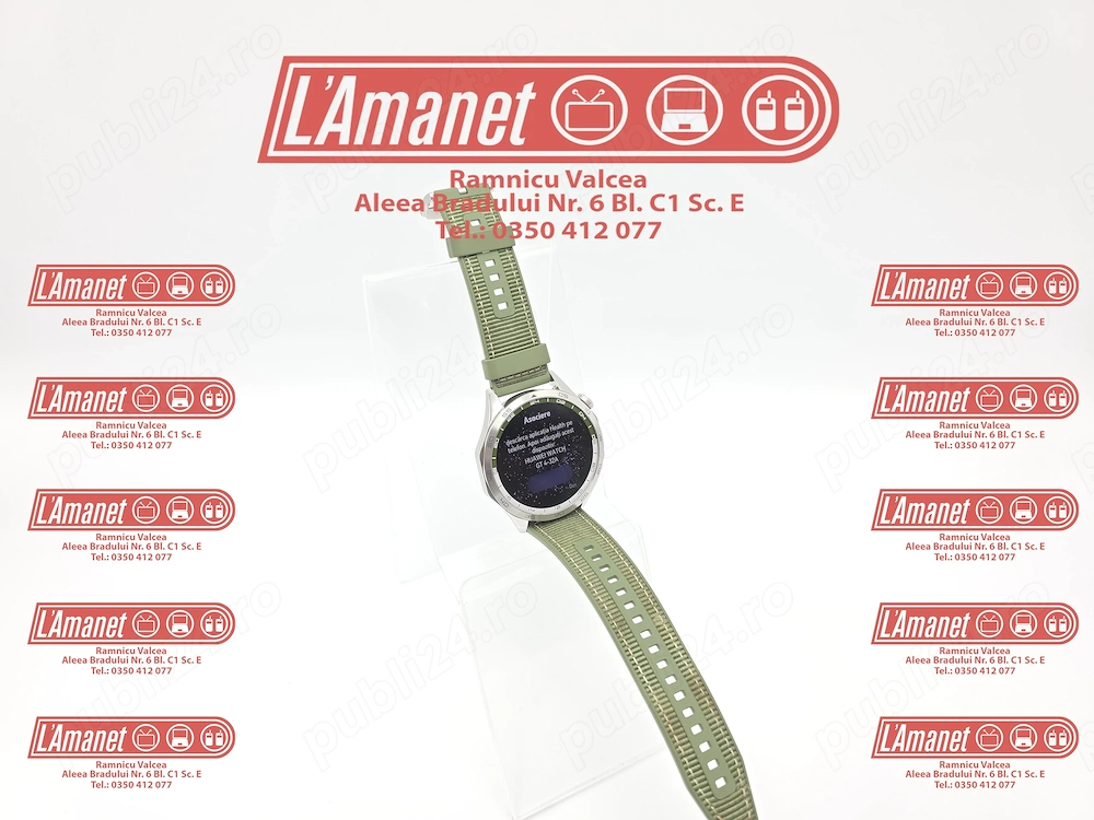 SmartWatch Huawei GT 4 46mm + 2 Buc Silicon Fullbox