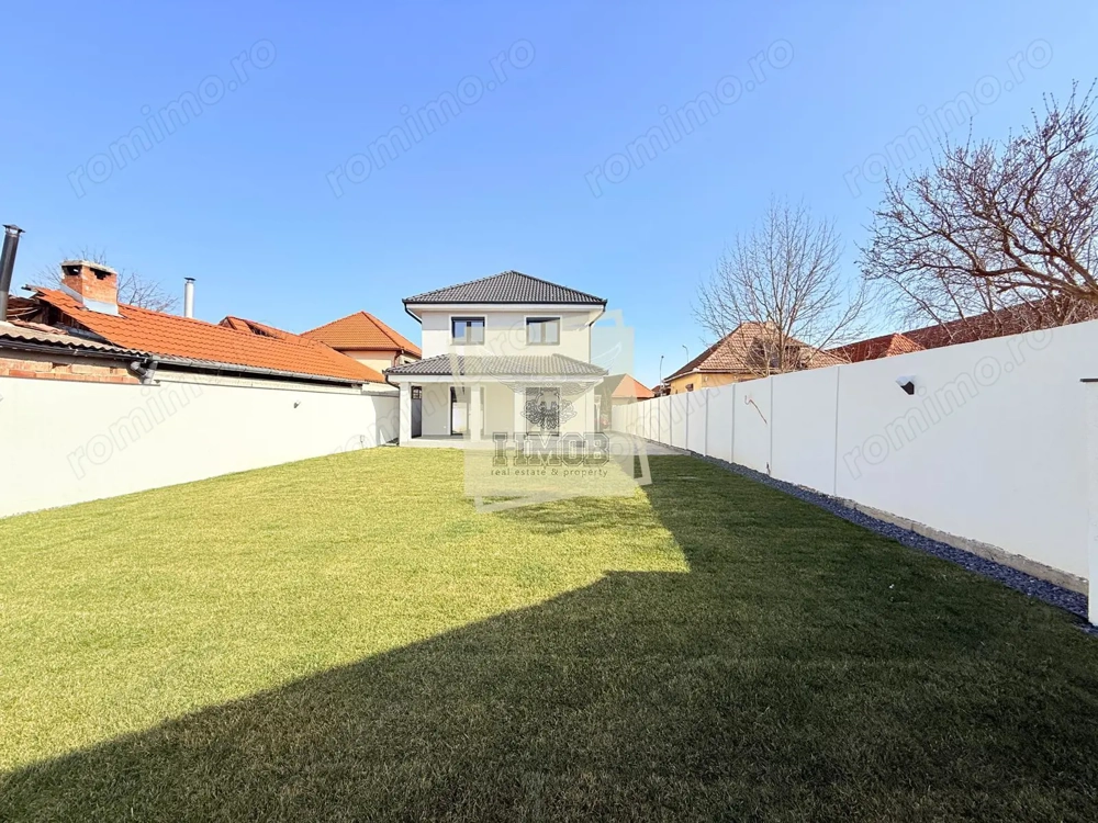 Casa moderna la cheie 4 camere 3 bai si 644 mp teren Selimbar