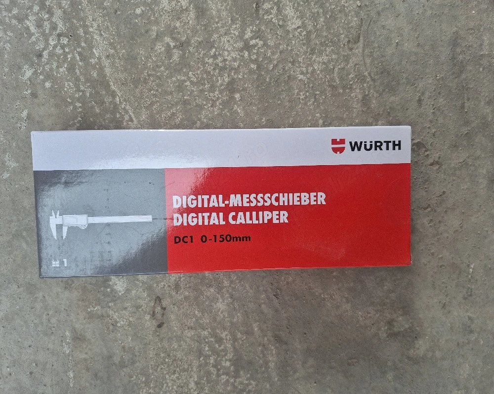 Șubler digital WÜRTH DC1 0-150 mm profesional NOU sigilat