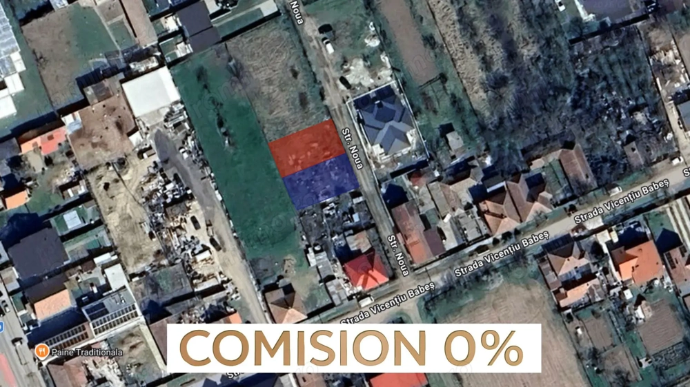 COMISION 0 | 2 Terenuri intravilane | 600 mp | FS 30 m | Mosnita Veche