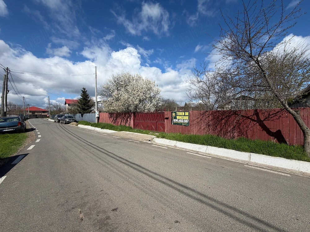 De vanzare teren si anexa in com Vanatori, Jud.Galati, sup.1100mp cu utilitati