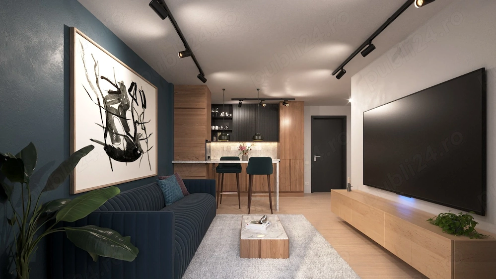 Zona b-dul Unirii (Catedrala si Shopping Park)   BLOC NOU   apartament cu 2 camere, balcon, finisat