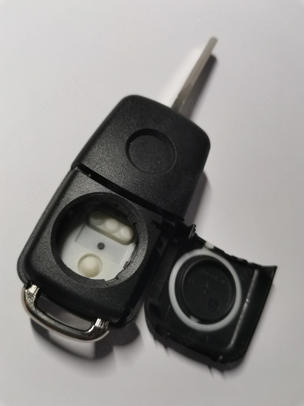 Carcasa cheie compatibil VW tip briceag, 3 butoane, LED sus