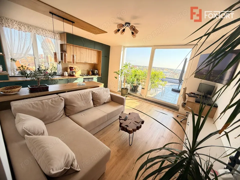 Apartament cu 3 camere, tip penthouse, zona Badea Cartan