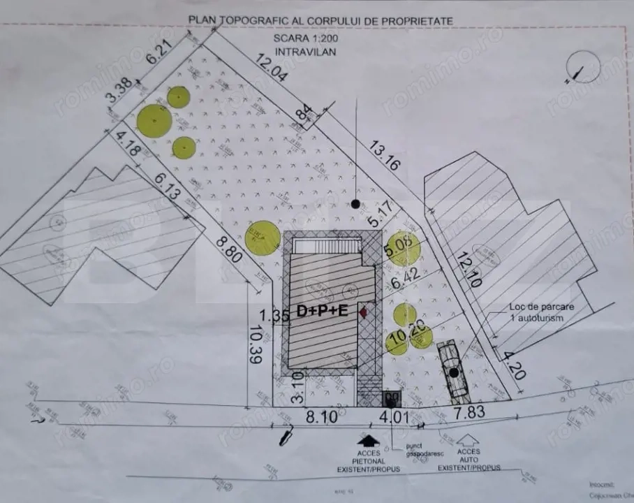 Casă demolabilă, teren 461 mp, Intersecția 7 străzi, zona Gruia