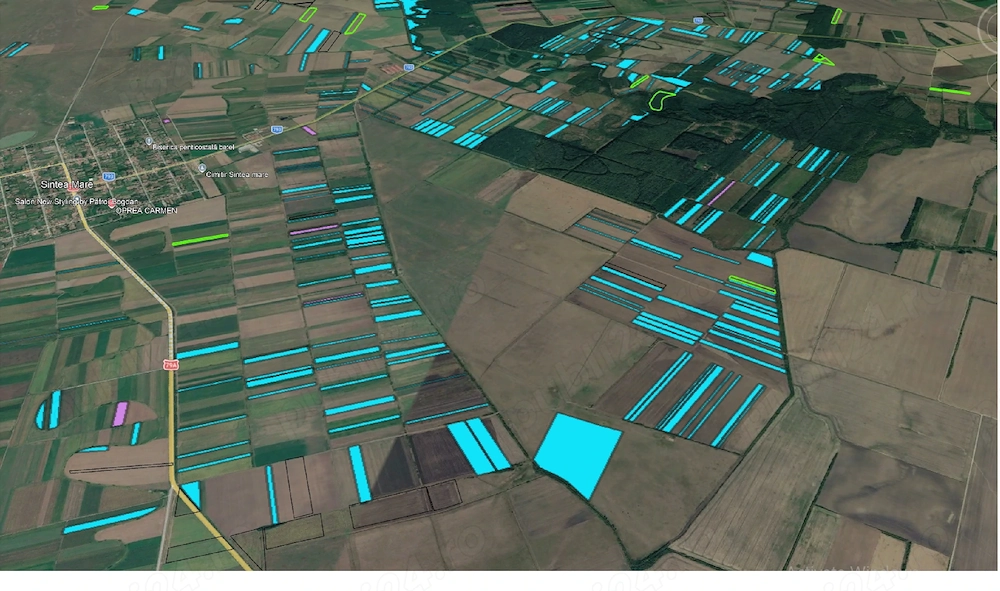 Teren agricol de vanzare   340 Hectare in Arad 