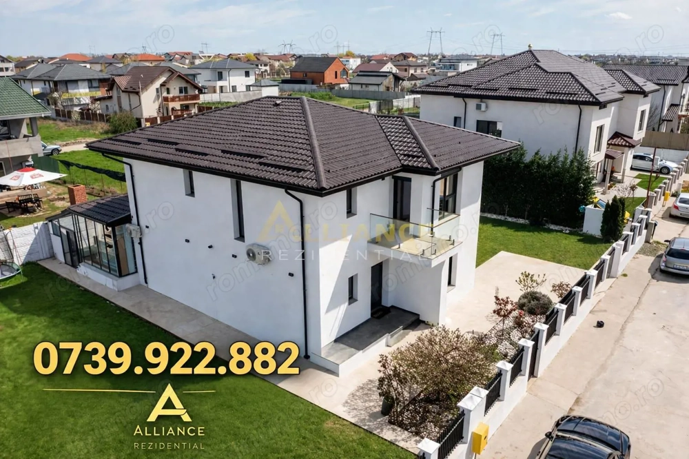 Vila Individuala Strada Miorita Comuna Berceni 6 camere 4 bai 500 mp