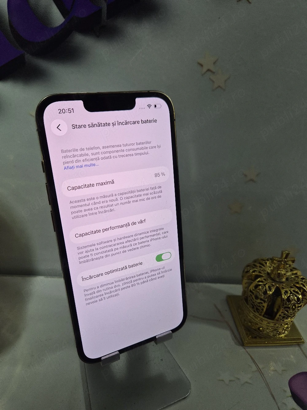 iPhone 13 PRO 128GB Baterie:85%.Pre  fix!
