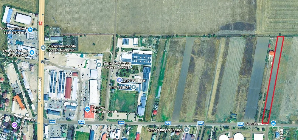 Închiriez teren intravilan zona Onasis