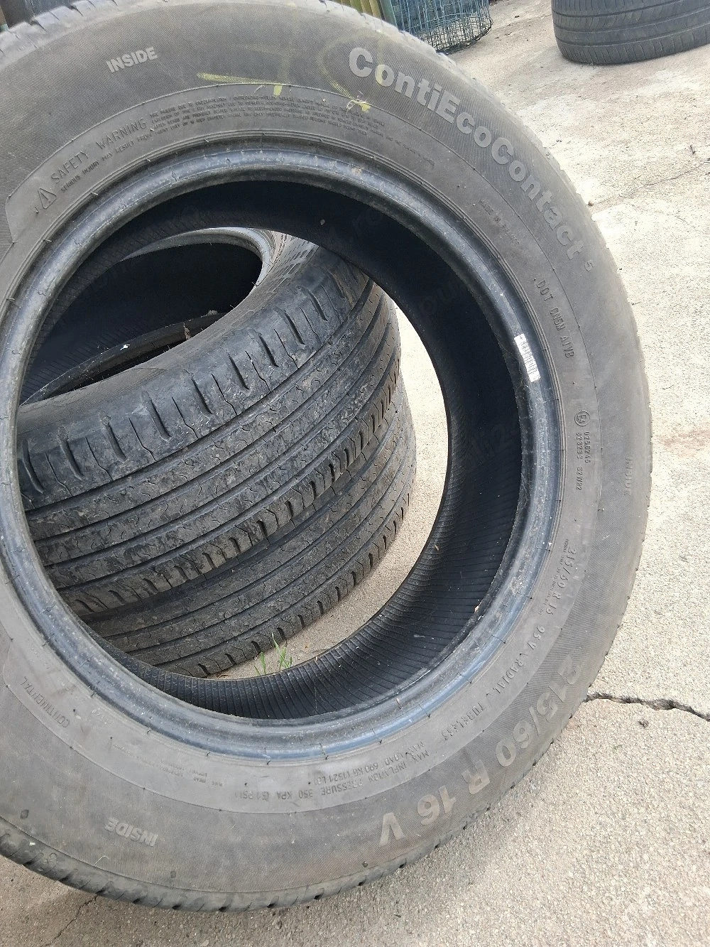 vand set de 4 cauciucuri continental de vara215/60/16 