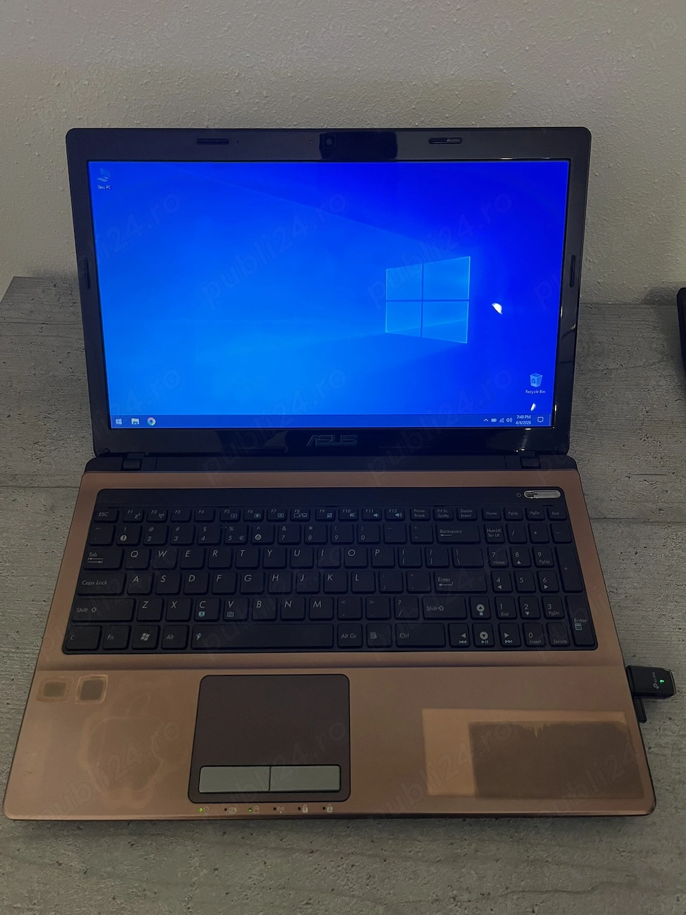 ASUS K53S - 8GB RAM - SSD - Baterie 81% - Gata de lucru