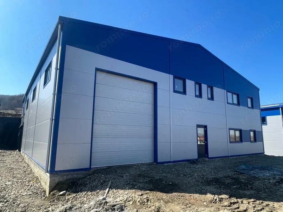 Hală de închiriat 440 mp + teren 880 mp – ideală pentru activități logistice