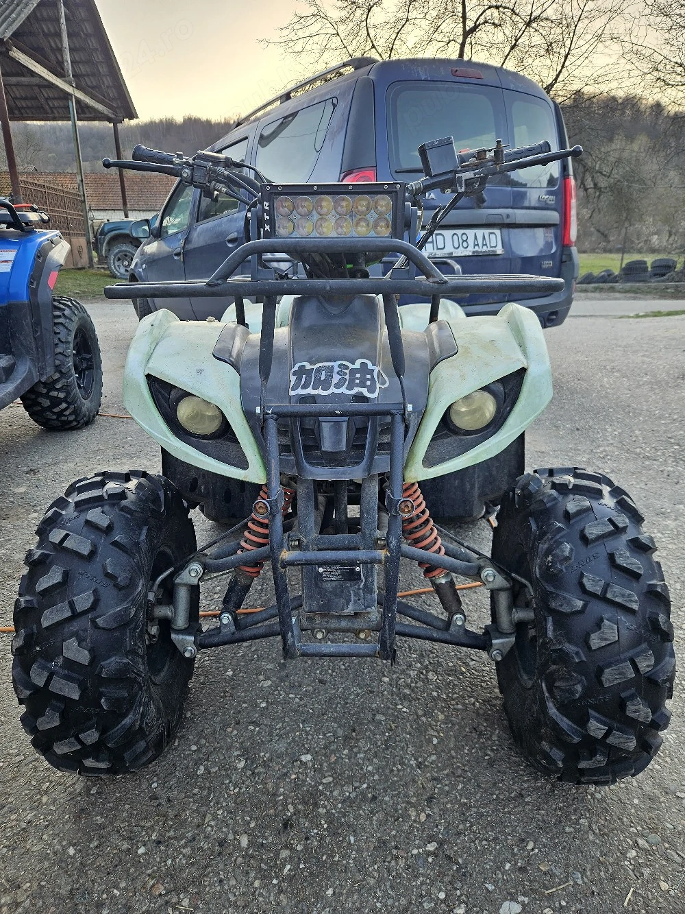 Vand SCHIMB atv 125cmc + cadrul carenat complect rezerva