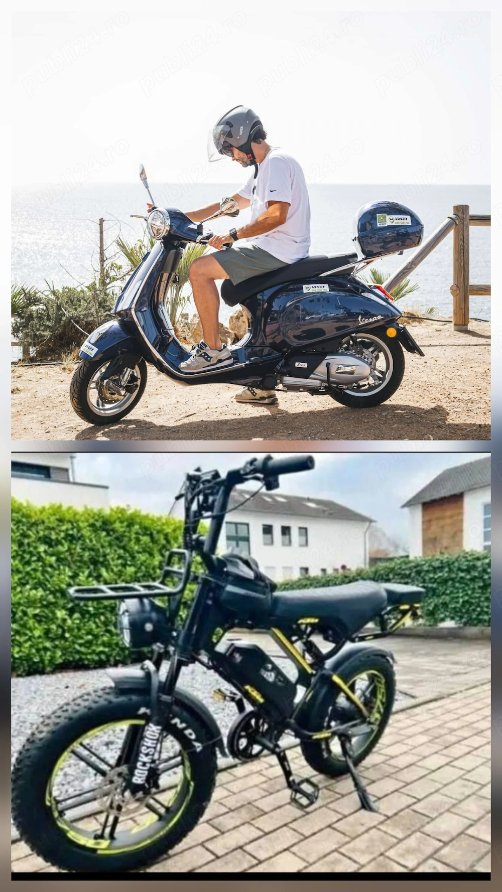 Închirieri biciclete electrice si scutere fara permis