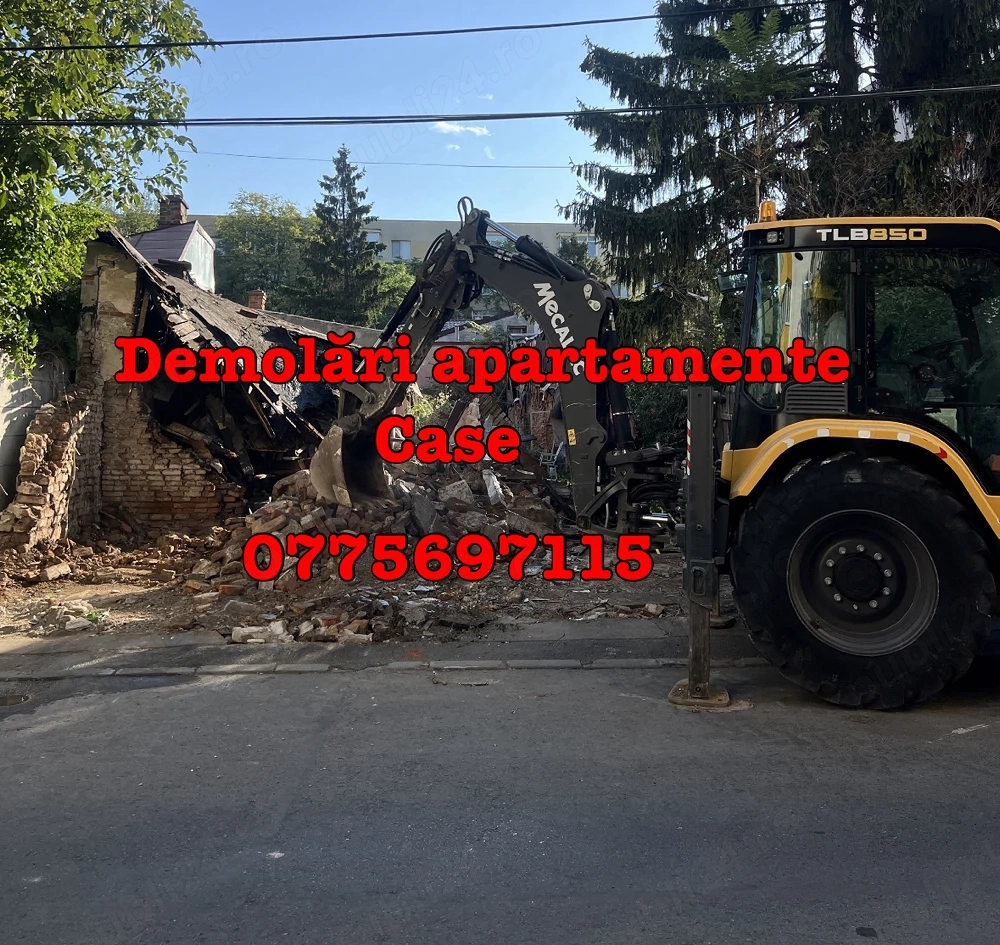 Demolari interioare si exterioare transport moloz 
