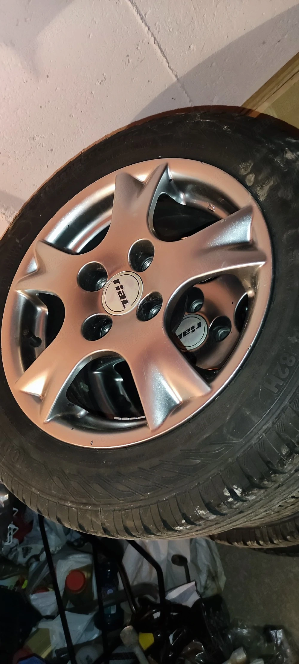 jante cu amvelope 4x100 pe 14