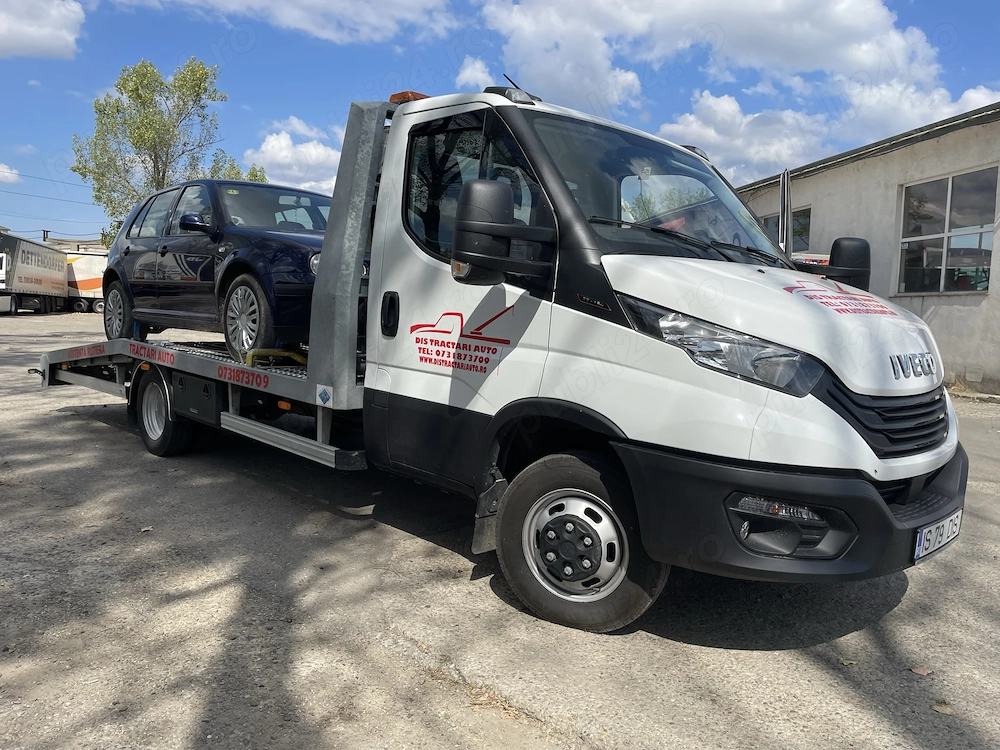 Servicii remorcare auto Tractari Asistenta rutiera Evacuator Caratret dube carosate suv masini marfa