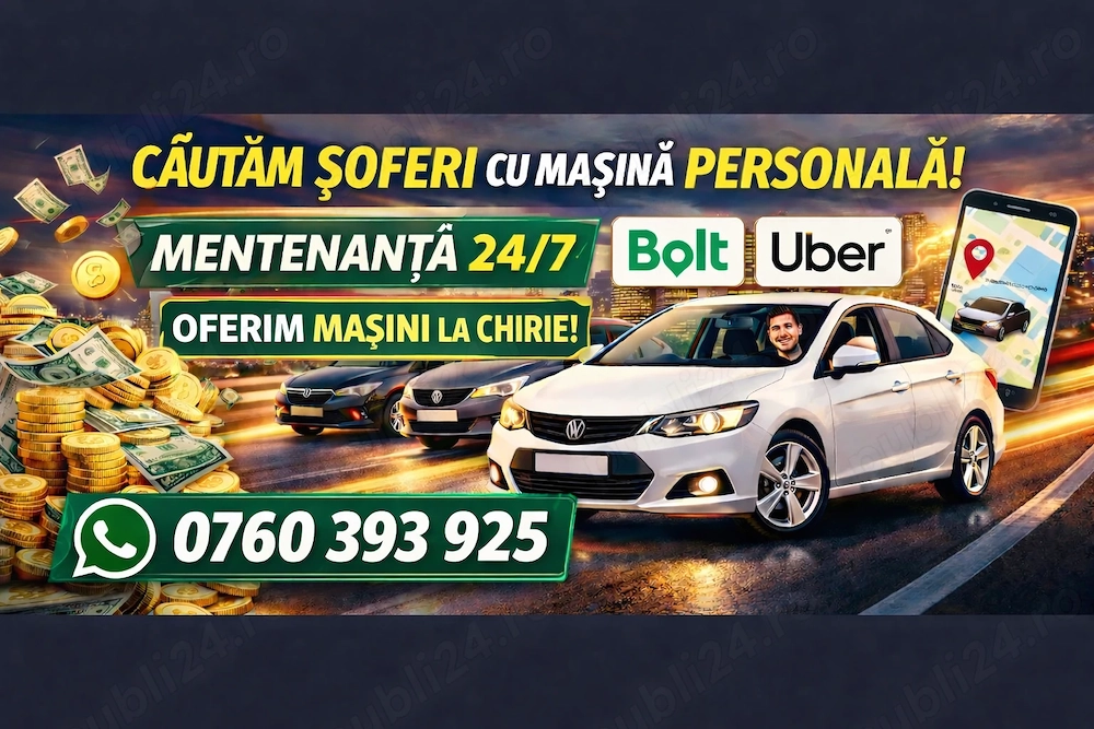 Soferi Uber Bolt . Oferim Seriozitate