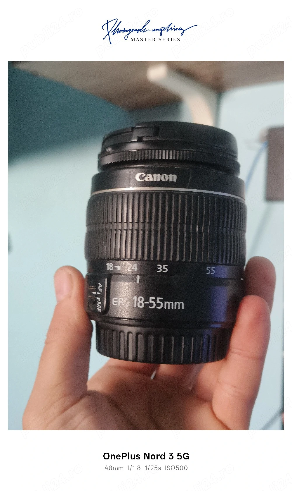 Canon EF-S 18-55mm f 3.5-5.6 standard