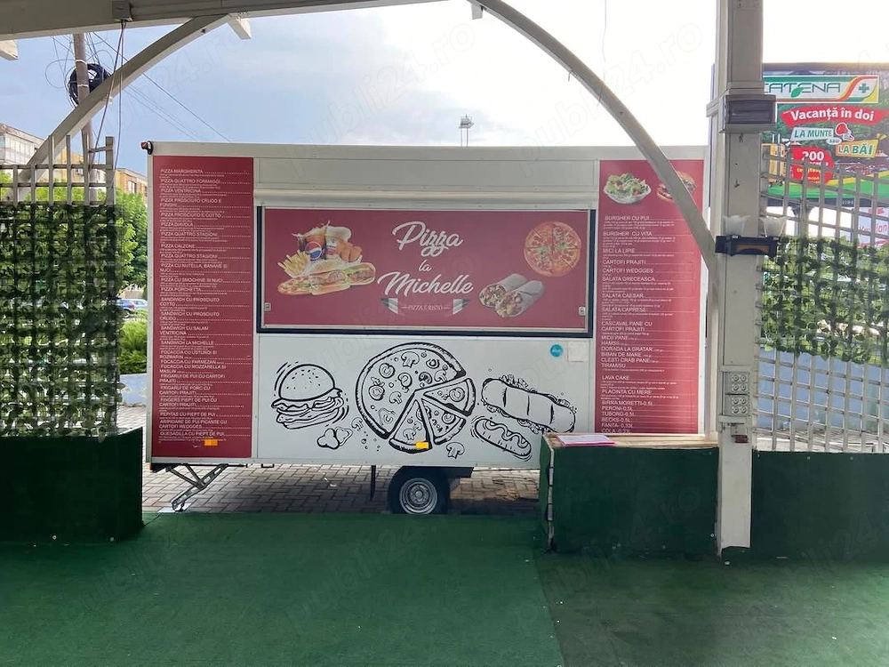 Vând rulotă FOOD/FOODTRUCK complet echipat în perfectă stare de funcționare❗️