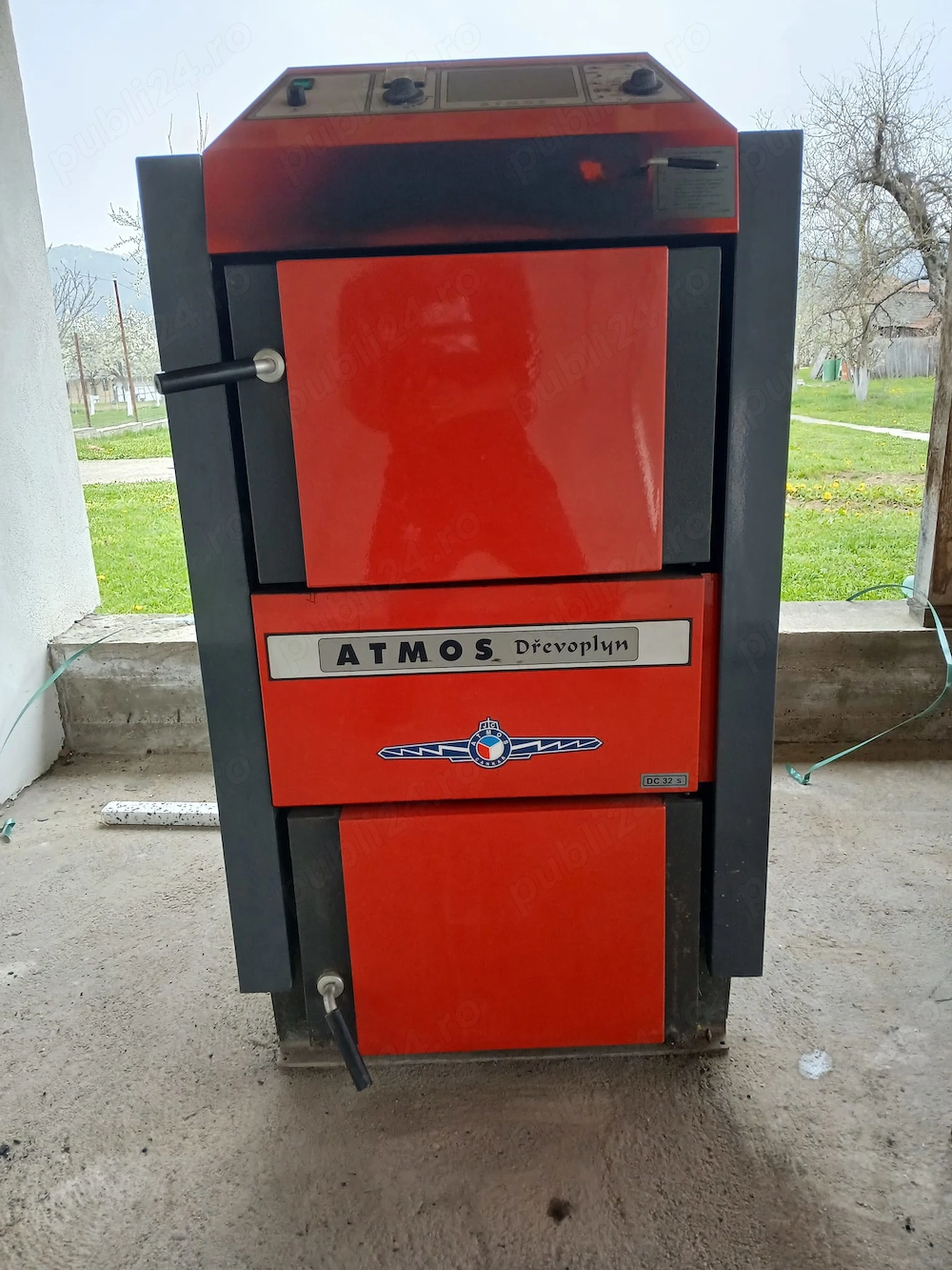 Se vinde Centrala termica Atmos 35kw cu gazeificare 