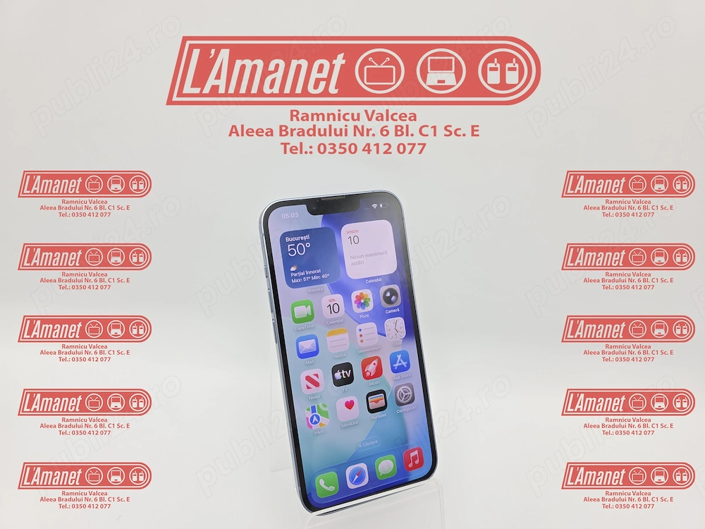 iPhone 14 Blue 128GB Neverlocked Stare Buna FullBox 100% Bateria