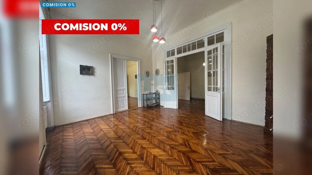 C0MISION 0! 3 camere 91mp, tavan inalt, 2bai, imobil tip vila, central