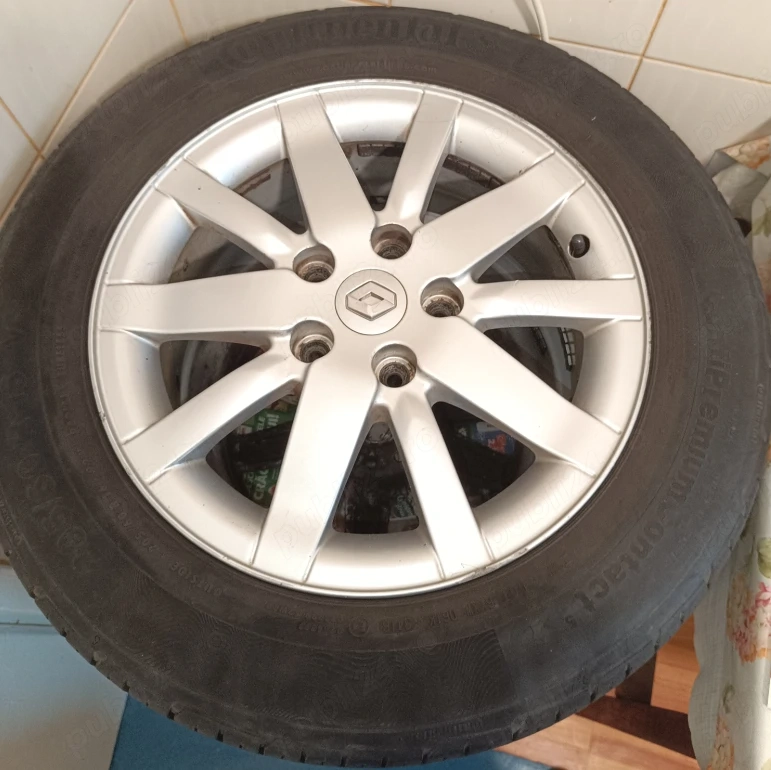 Jante aliaj originale Renault pe 16 inch set 4 bucati