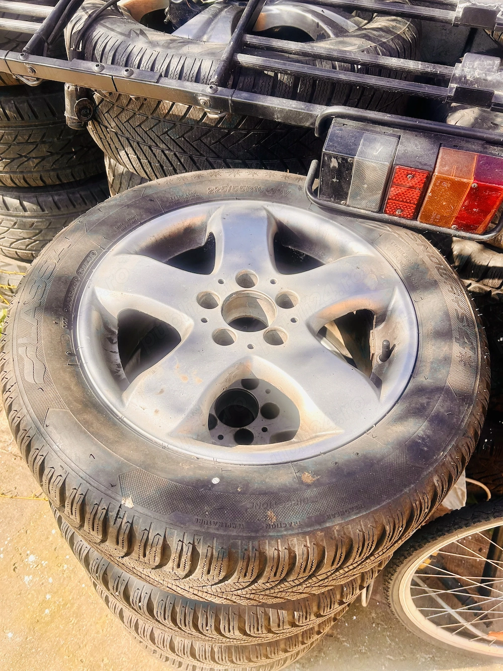 Anvelope + jante de Aluminium 