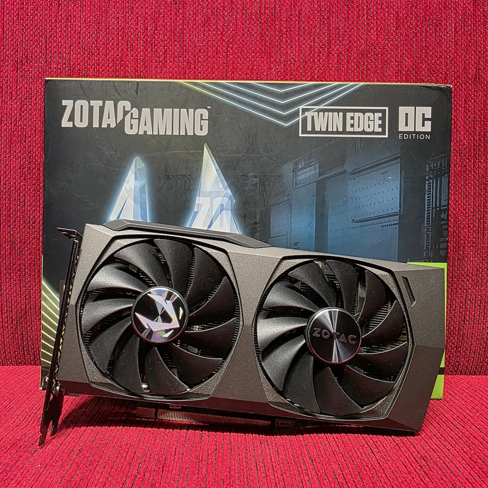 Placa video Zotac Twin Edge RTX 3060TI 8gb impecabila