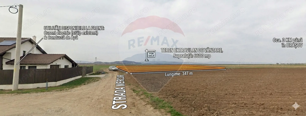 Teren Investiție 6300mp Săcele - 10m de Utilități in Raza Soarelui