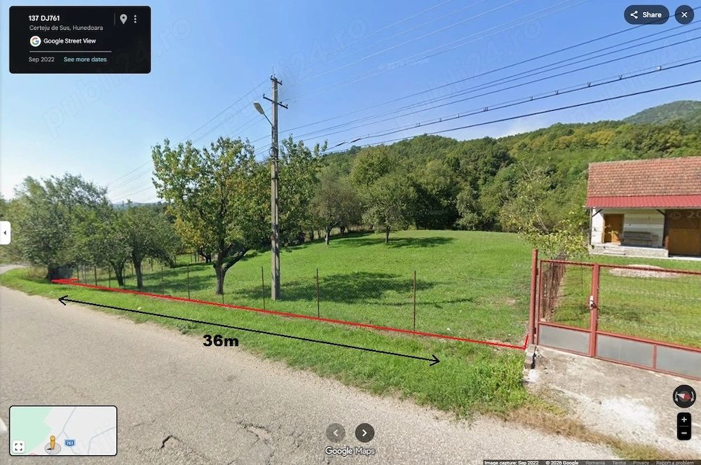 Teren intravilan comuna Certejul de Sus