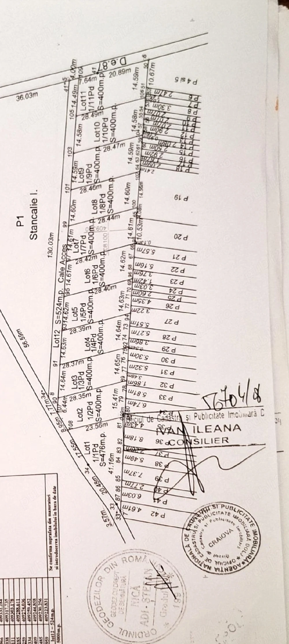 Teren intravilan 400 mp Penitenciarul Pelendava