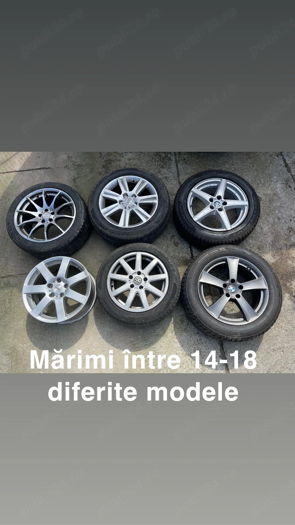 Anvelope si Genti diferite modele (14-18)