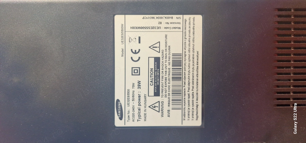 Samsung Smart LED TV,modelul UE32ES5500W